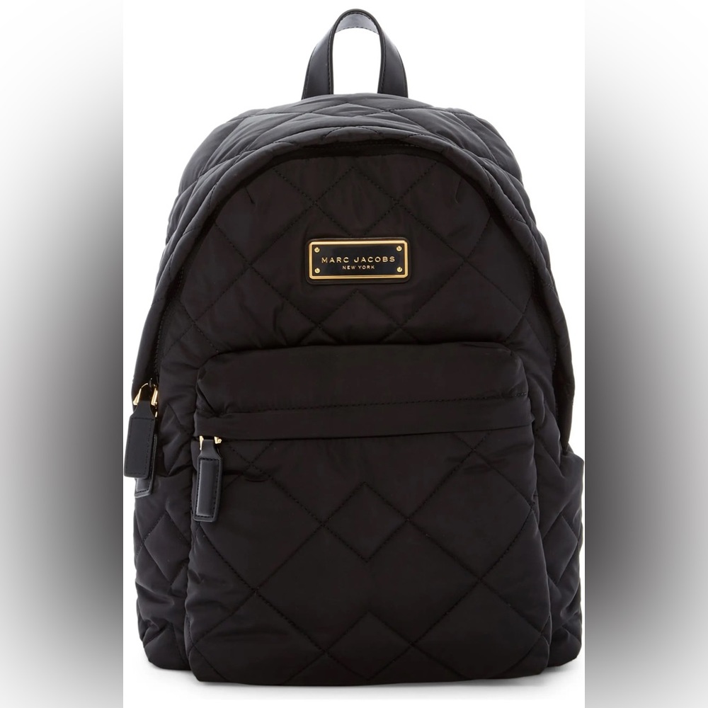 Marc Jacobs Quilted Nylon School Backpack • Size: OS • Color: Black